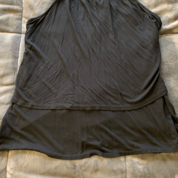 NWT Loft halter top swing layered black XXSP - Picture 5 of 7